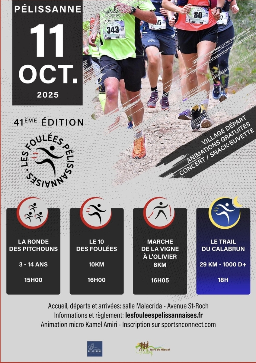 [COURSE CLUB] Foulées Pelissannaises 2025 - Inscriptions