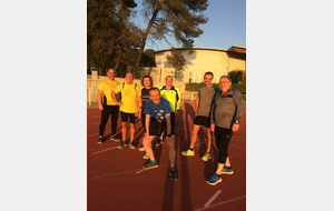 Entrainement au stade de Rognes