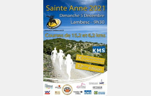Course de Sainte Anne - inscription uniquement sur kms
