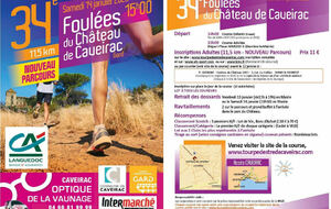 Les foulées du château de Caveirac (11,5km)