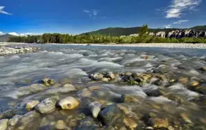 sortie durance charleval, prévoir de mettre les pieds dans l'eau avec chaussures