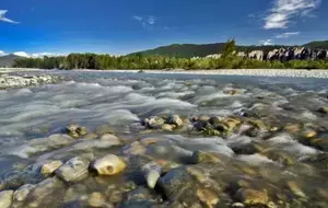 Sortie durance charleval N°2, prévoir de mettre les pieds dans l'eau avec chaussures